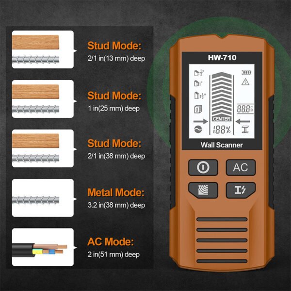 Multi-Function Handheld Wall Detector - Image 2